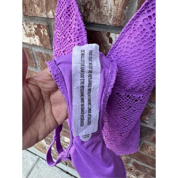 Mossimo 2 pieces swimsuit size small color purple new without tag in excellent c - Picture 9 of 11